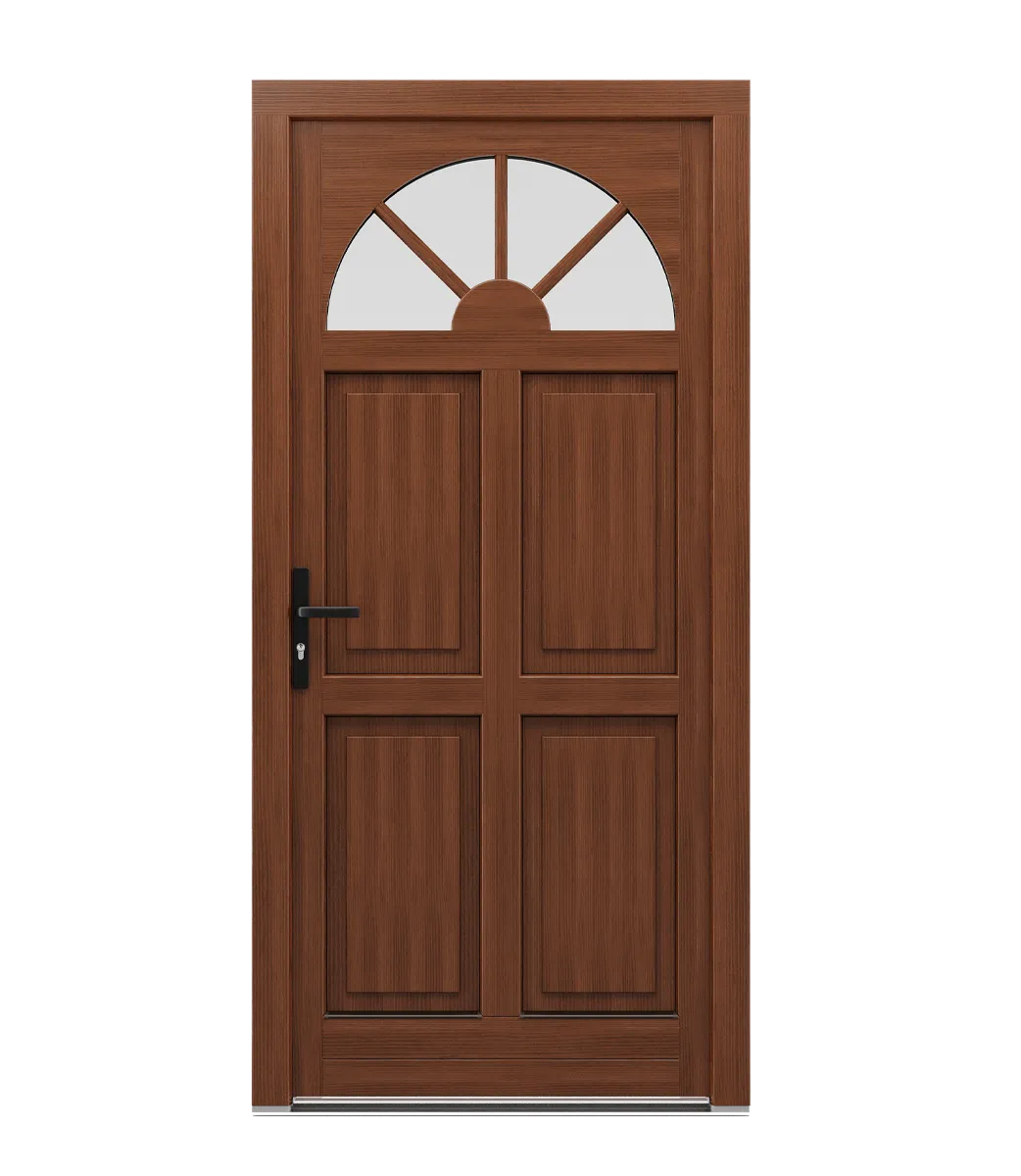 Spacers in wooden doors