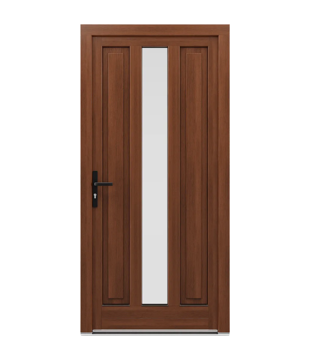 Spacers in wooden doors