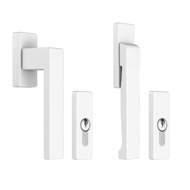 1033 - Balcony door handle - RAL9016