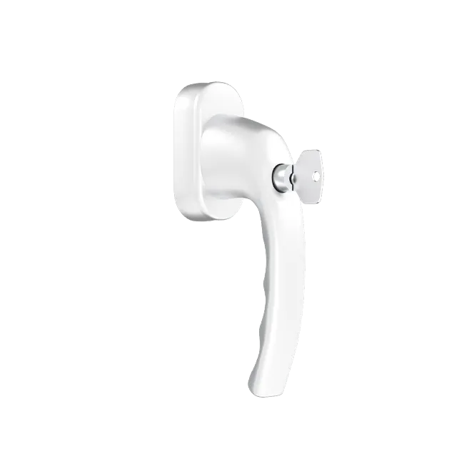 Atlanta - Window handle with a key - RAL9016