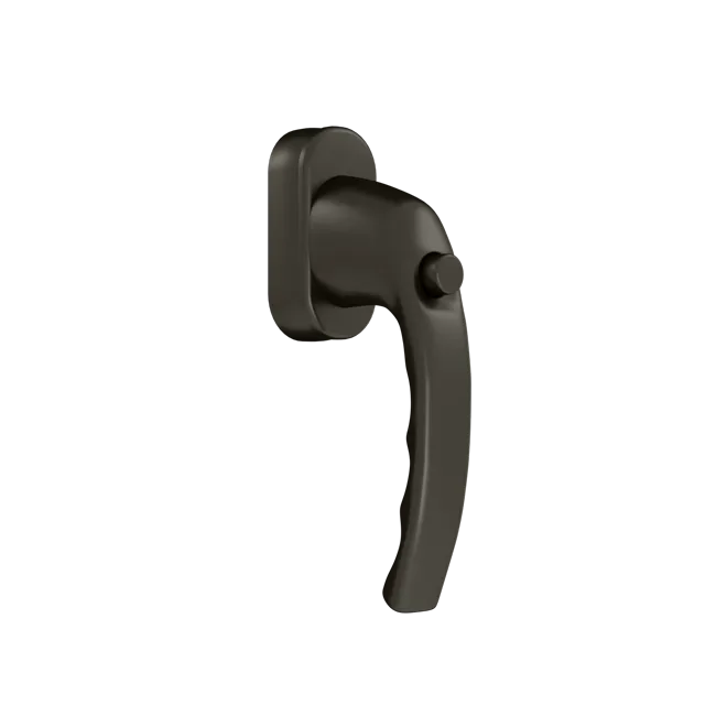 Atlanta - Window handle with a button - RAL8019