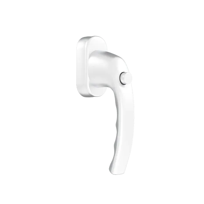 Atlanta - Window handle with a button - RAL9016