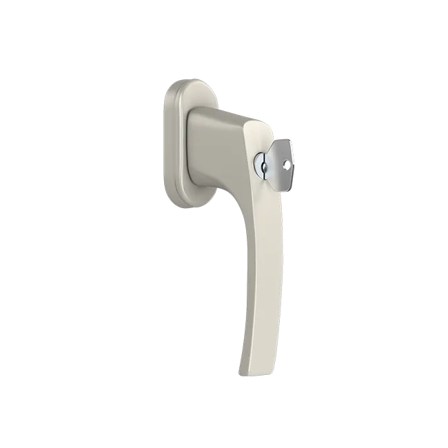 Window handle with a key - MISTRAL (RAL9001)