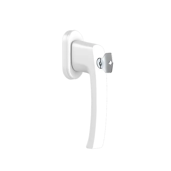 Window handle with a key - NEVADA  (RAL9016)