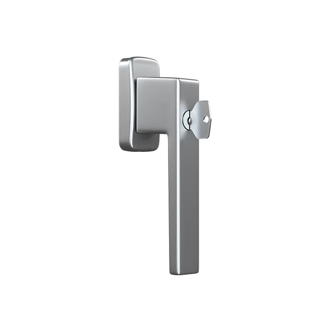 Window handle with a key - KWADRAT F1